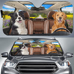 Custom Dog Road Trip Gifts for Dog Lovers - Personalized Auto Sunshade