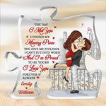 Custom Missing Piece Couple Love Gifts - Personalized Shaped Acrylic Plaque