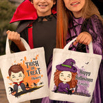 Custom Name Halloween Gifts for Kids - Personalized Tote Bag