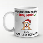 Custom Dog Mom Christmas Gifts for Women - Personalized Mug