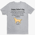 Custom Name Dog Father's Day Gifts for Dad - Personalized Apparel