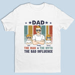 Custom Name Dad Family Gifts for Fathers - Personalized Apparel