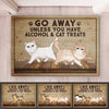 Go Away Unless You Have Something - Cat Personalized Custom Decorative Mat - Gift For Pet Owners, Pet Lovers