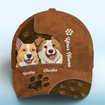 Custom Two Dog Portrait Gifts for Pet Lovers - Personalized Classic Cap