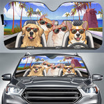 Custom Pet Road Trip Gifts for Pet Lovers - Personalized Auto Sunshade