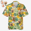 Custom Photo Fruity Juicy Summer - Dog & Cat Personalized Custom Unisex Tropical Hawaiian Aloha Shirt - Summer Vacation Gift, Gift For Pet Owners, Pet Lovers