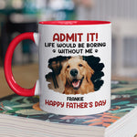 Custom Name Funny Dog Gifts for Dog Lovers - Personalized Accent Mugs