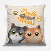Trouble Maker - Cat Personalized Custom Pillow - Gift For Pet Owners, Pet Lovers
