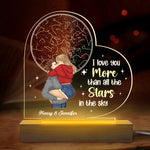 Custom Name Starry Sky Couple Gifts - Personalized 3D LED Light