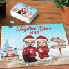 We Go Together Like Copy And Paste - Couple Personalized Custom Jigsaw Puzzle - Christmas Gift For Husband Wife, Anniversary