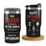 Custom Funny Father's Day Gifts for Dad - Personalized Can Cooler