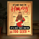 Custom Name Naughty Couple Gifts - Personalized Frame Light Box