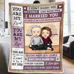 Custom Name Romantic Couple Gifts - Personalized Blanket