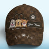 Love Comes In Fur And Paws - Dog & Cat Personalized Custom Hat, All Over Print Classic Cap - Gift For Pet Owners, Pet Lovers