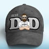 The World's Greatest Dad - Family Personalized Custom Hat, All Over Print Classic Cap - Father's Day, Mother's Day, Birthday Gift For Dad, Mom