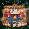 'Tis The Season For Loving You - Couple Personalized Custom Ornament - Wood Custom Shaped - Christmas Gift For Husband Wife, Anniversary