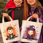 Custom Name Halloween Costume Gifts for Kids - Personalized Tote Bag