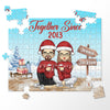 We Go Together Like Copy And Paste - Couple Personalized Custom Jigsaw Puzzle - Christmas Gift For Husband Wife, Anniversary