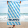 Summer Is In The Air - Bestie Personalized Custom Beach Towel - Summer Vacation Gift, Birthday Pool Party Gift For Best Friends, BFF, Sisters