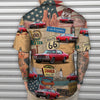 Custom Photo On The Road - Family Personalized Custom Unisex Hawaiian Shirt - Father's Day, Gift For Dad