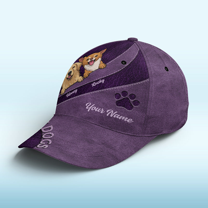 Custom Dog Lover Pet Portrait Gifts - Personalized Classic Cap
