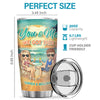 You And Me, We Got This - Couple Personalized Custom Tumbler - Gift For Husband Wife, Anniversary