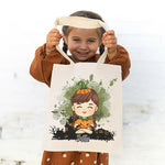 Custom Name Halloween Costume Gifts for Kids - Personalized Tote Bag