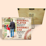 Custom Photo Baseball Dad Gifts - Personalized Acrylic Photo Frame