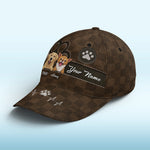 Custom Dog Paw Heartbeat Gifts for Dog Lovers - Personalized Classic Cap