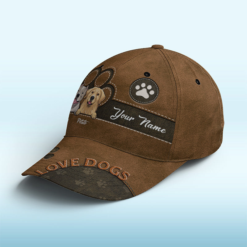 Custom Pet Name Dog Lover Gifts - Personalized Classic Cap