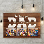 Custom Family Photo Collage Gifts - Personalized Canvas