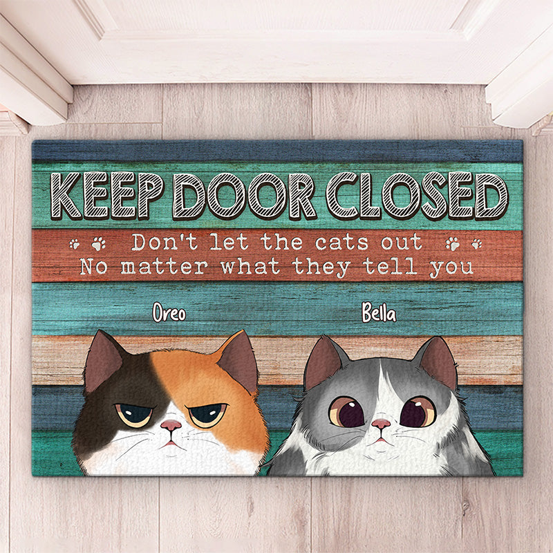 Custom Name Cat Lover Gifts - Personalized Doormat