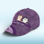 Custom Cartoon Cat Dad Gifts - Personalized Classic Cap