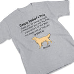 Custom Name Dog Father's Day Gifts for Dad - Personalized Apparel