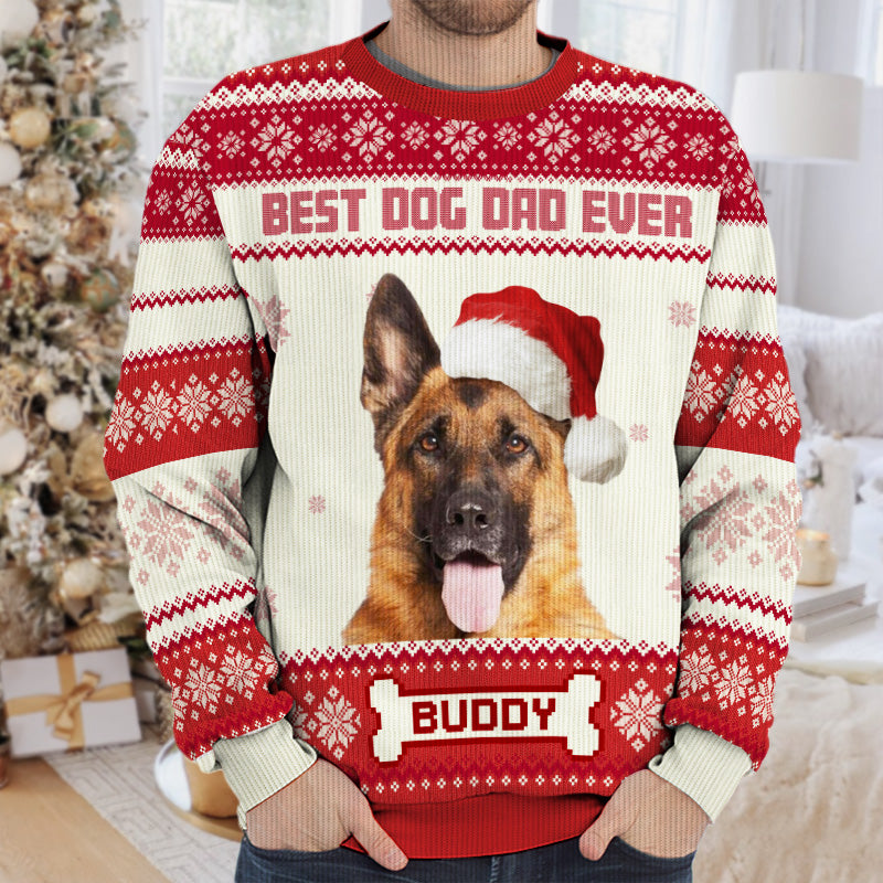 Custom Name Best Dog Mom Christmas Gifts - Personalized Sweatshirt