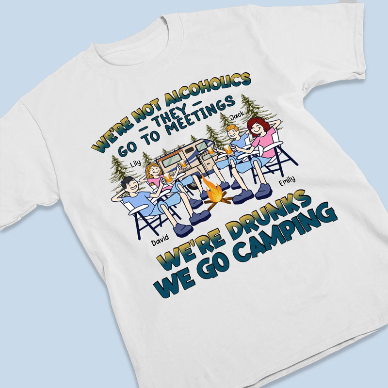 We Will Never Forget These Moments - Camping Personalized Custom Unisex T-shirt, Hoodie, Sweatshirt - Gift For Best Friends, BFF, Sisters, Camping Lovers