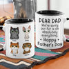 Sorry, Our Fur Is On Everything - Cat Personalized Custom Accent Mug - Father's Day, Gift For Pet Owners, Pet Lovers