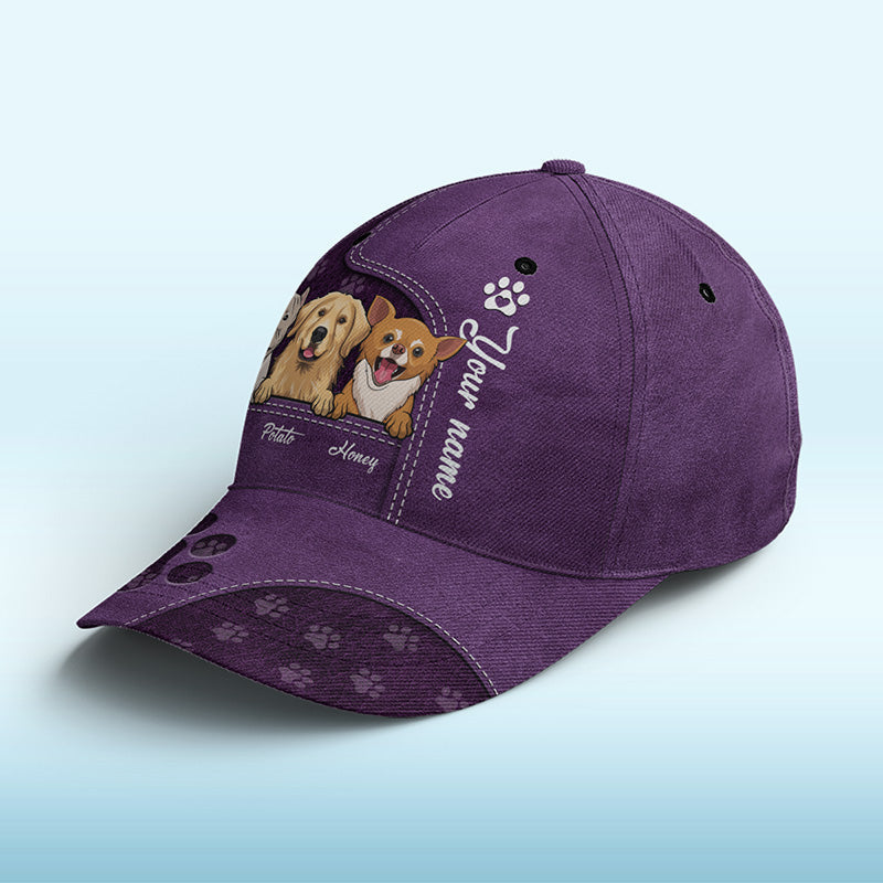 Our Little Paw Angels Black - Dog & Cat Personalized Custom Hat, All Over Print Classic Cap - New Arrival, Gift For Pet Owners, Pet Lovers
