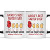World’s Best Farter Ever, Oops I Mean Father - Family Personalized Custom Accent Mug - Father's Day, Birthday Gift For Dad