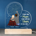 Custom Name Starry Sky Couple Gifts - Personalized 3D LED Light