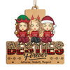 We'll Be Friends Forever You Know Too Much - Bestie Personalized Custom Ornament - Wood Custom Shaped - Christmas Gift For Best Friends, BFF, Sisters