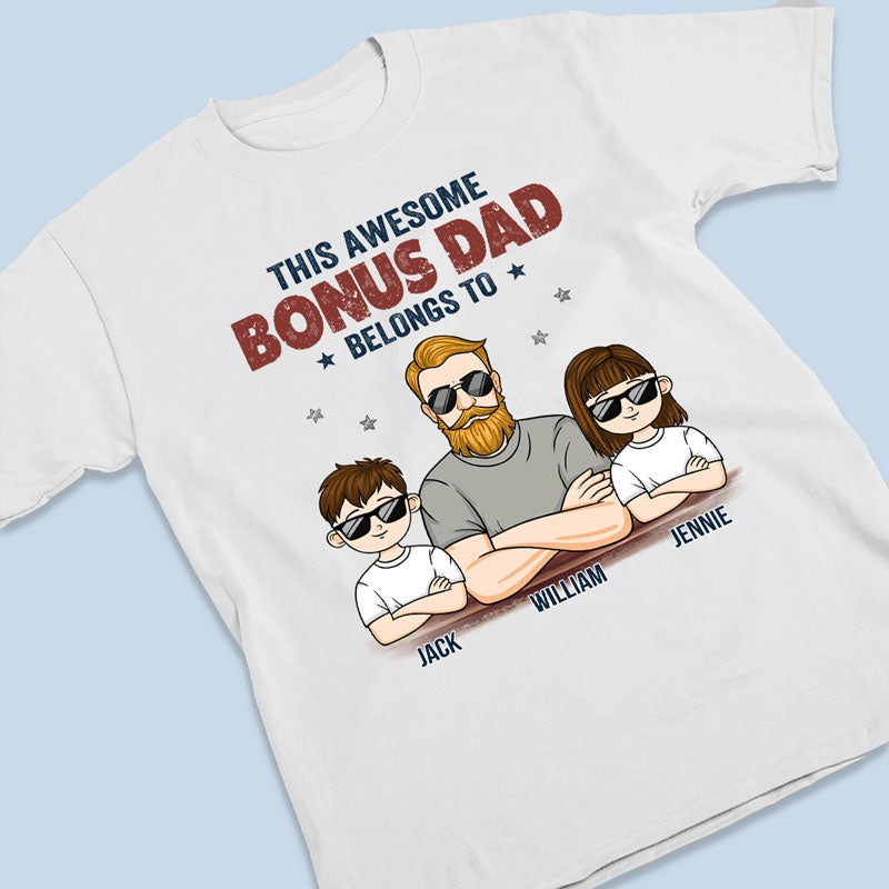 Our Awesome Dad - Family Personalized Custom Unisex T-shirt, Hoodie, Sweatshirt - Gift For Dad