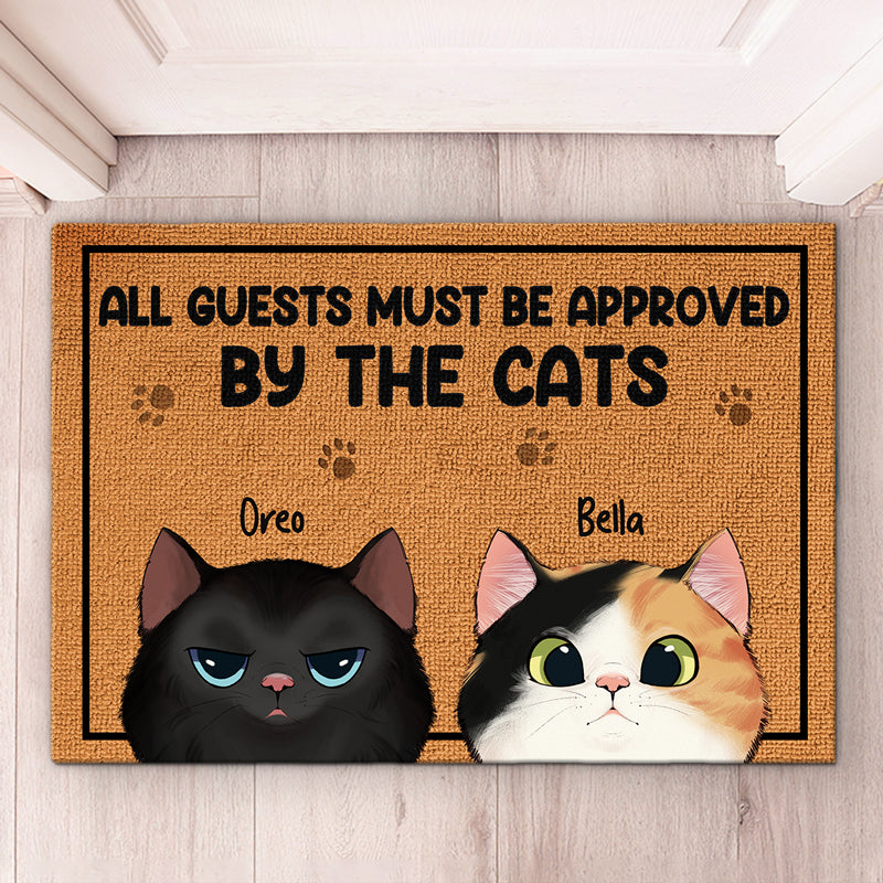 Custom Name Cat Lover Decor - Personalized Doormat