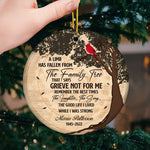 Custom Memorial Christmas Gifts - Personalized Ceramic Ornament
