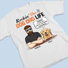 Rockin' The Dog Dad Life - Dog Personalized Custom Unisex T-shirt, Hoodie, Sweatshirt - Father's Day, Gift For Pet Owners, Pet Lovers