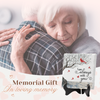I'm Always With You - Memorial Square Shaped Ceramic Plaque With Stand - Sympathy Gift, Gift For Family Members