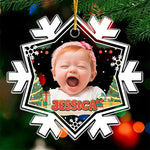 Custom Photo Christmas Baby Gifts - Personalized Ornament