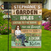 Garden Rules For You - Garden Personalized Custom Flag - Gifts For Gardening Lovers