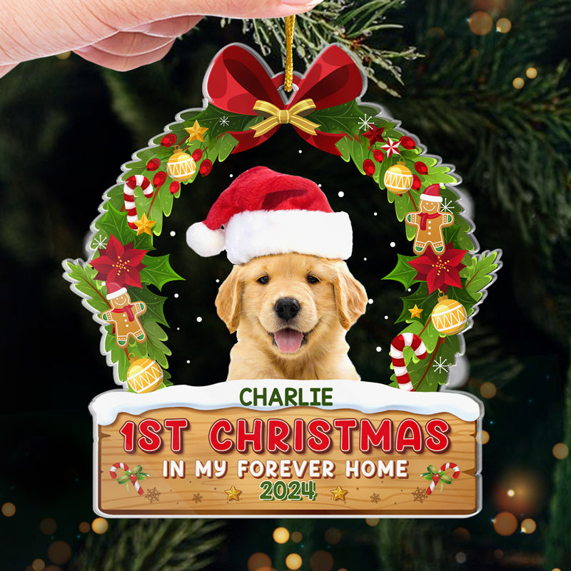 Custom Photo 1st Christmas in My Forever Home Decor - Personalized Ornament