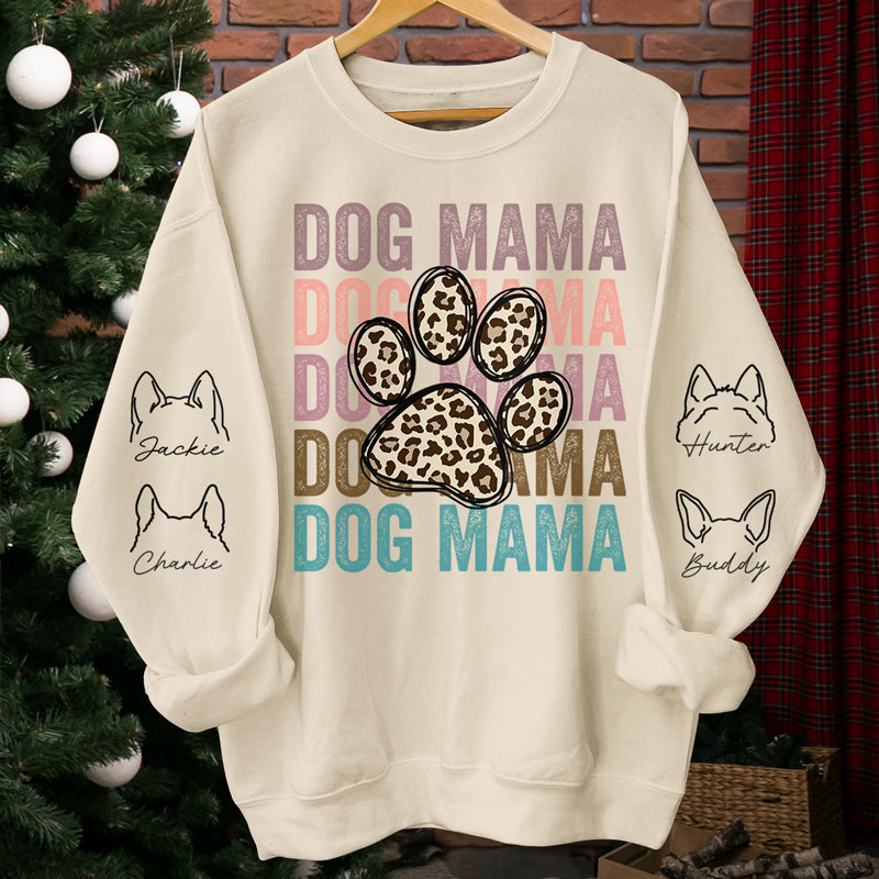 Custom Name Dog Mama Gifts for Dog Lovers - Personalized Sweater